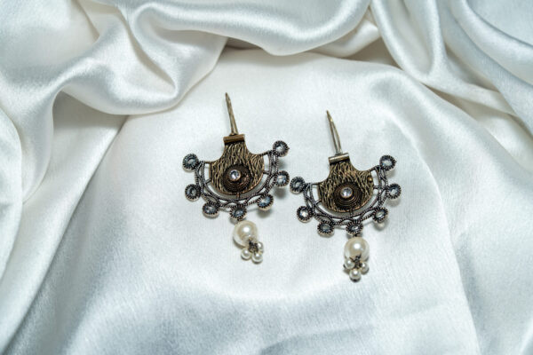 Filigree Moon Earrings