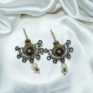 Filigree Moon Earrings