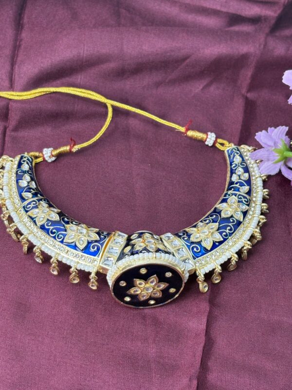 Neelphool Kundan Set