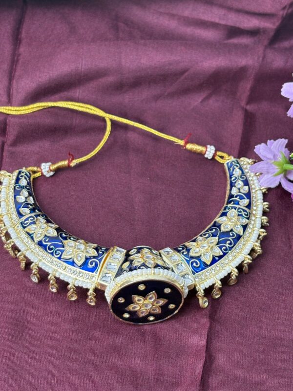 Neelphool Kundan Set