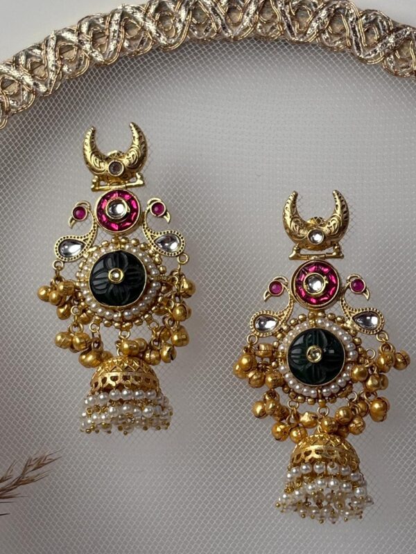 Chand Ratna Rajwadi Jhumkas