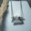 Silver Luxe Micro Metal Clutch