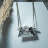 Metal Silver Micro Clutch